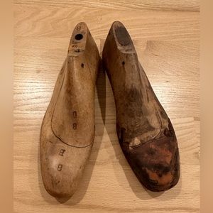Vintage Wood Shoe Molds
